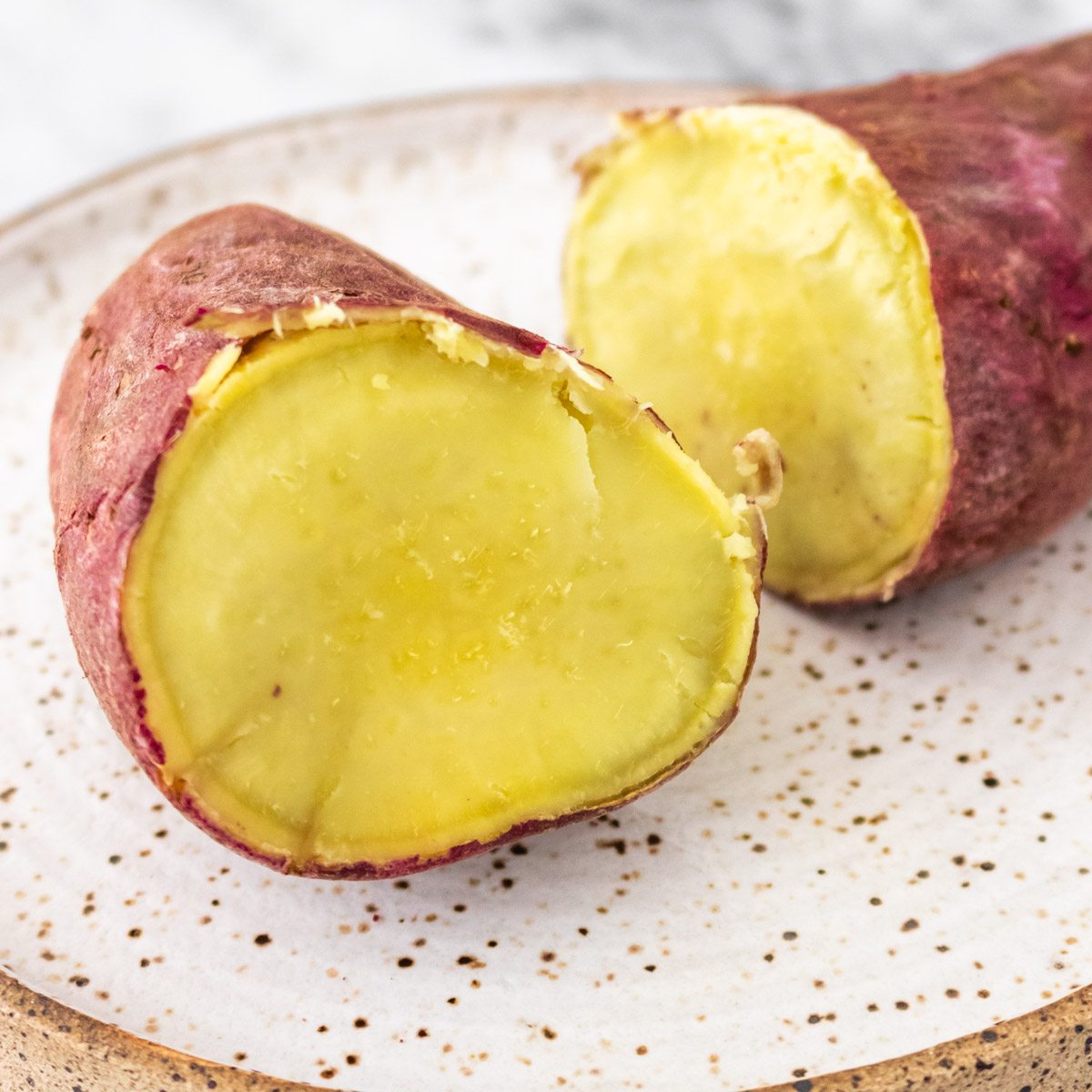 Batata-Doce Cozida no Micro-Ondas