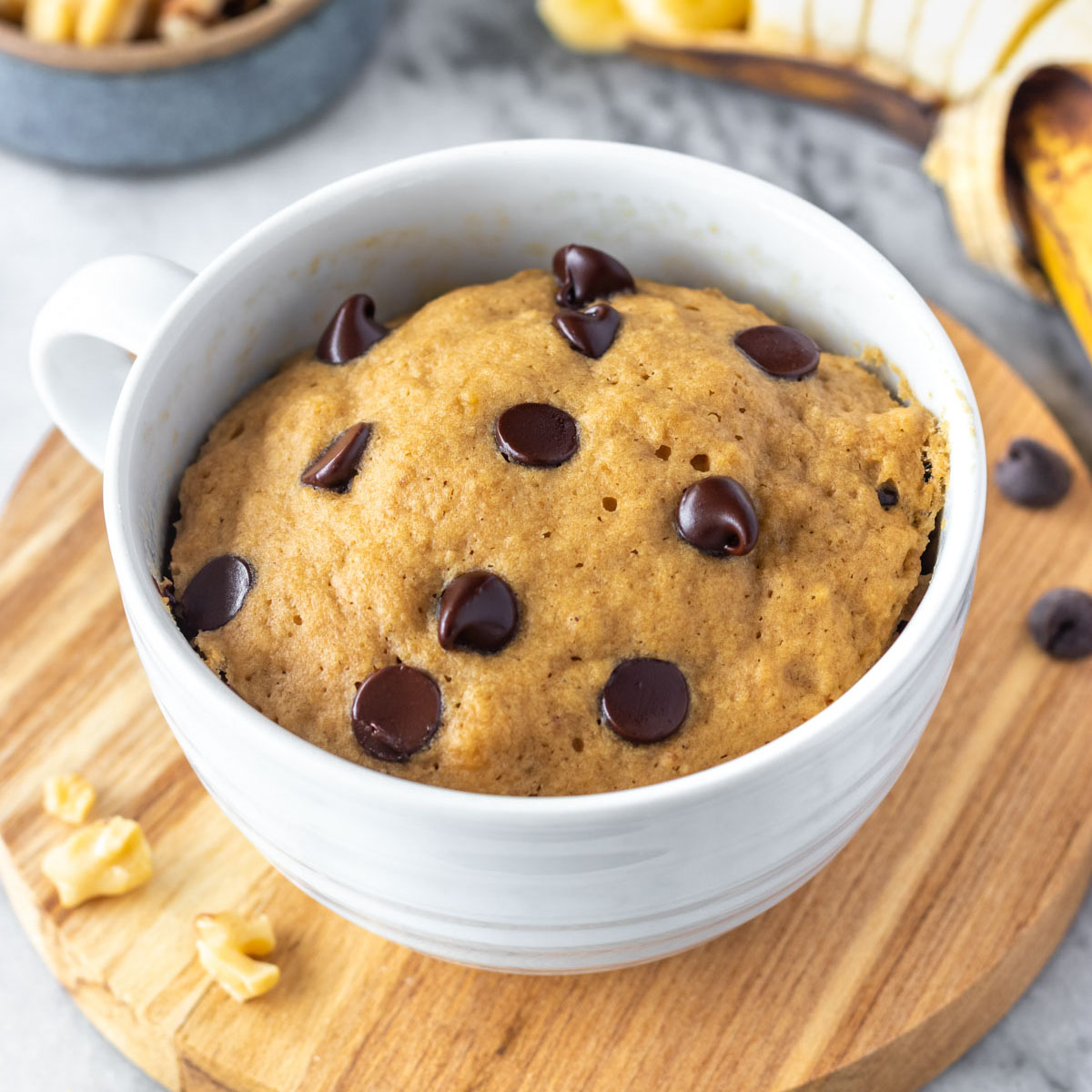 Bolo de Banana de Caneca