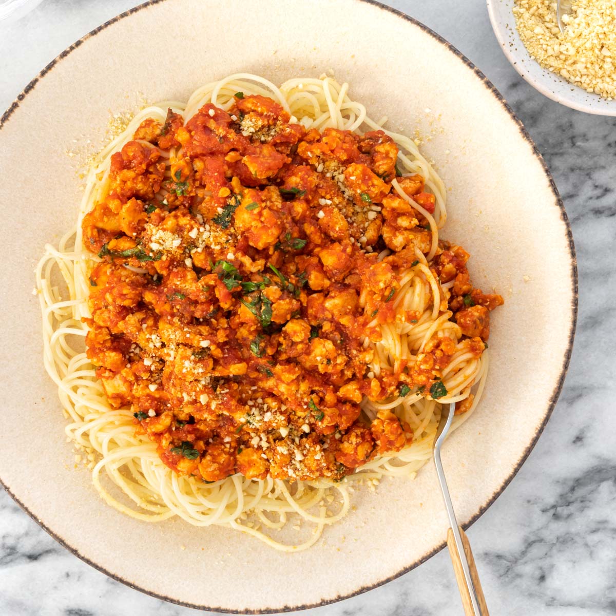 Molho à Bolonhesa de Tofu Simples