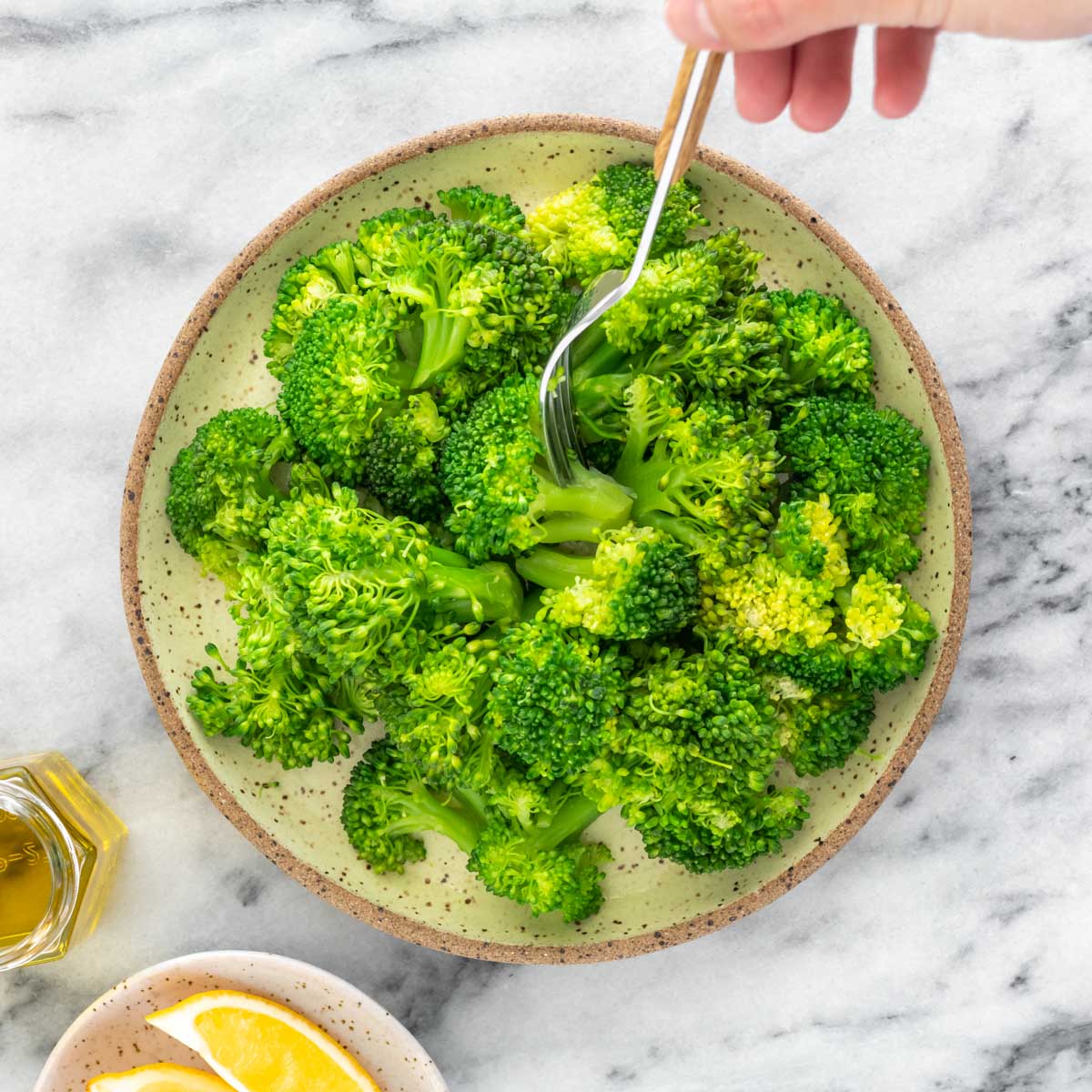 Brócolis Cozido no Vapor