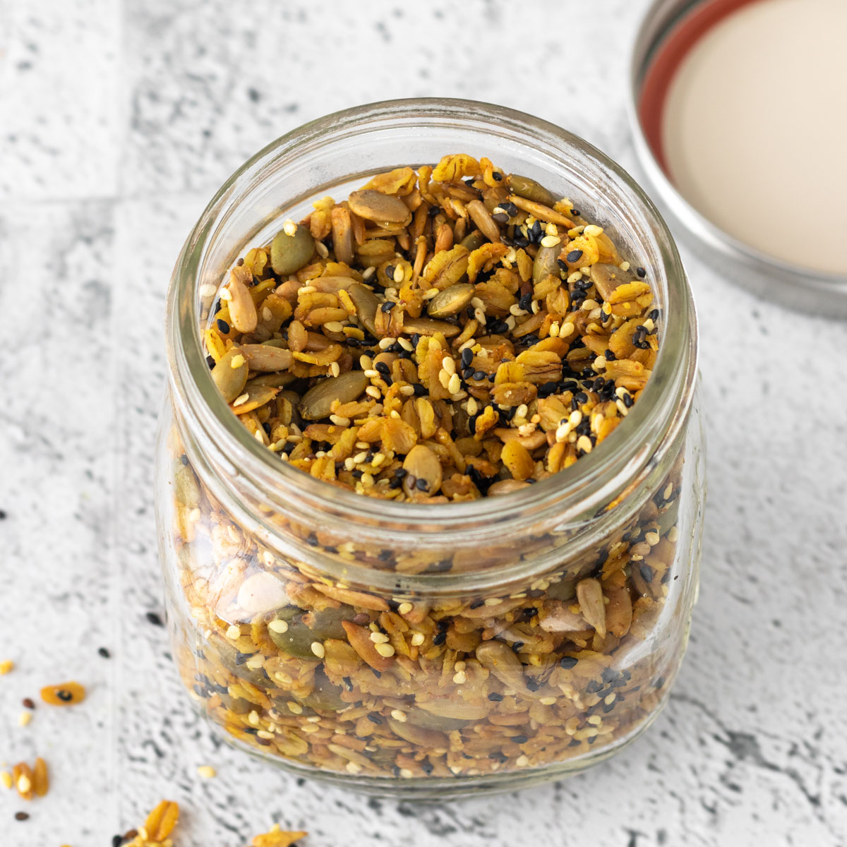 Granola Salgada com Sementes e Especiarias