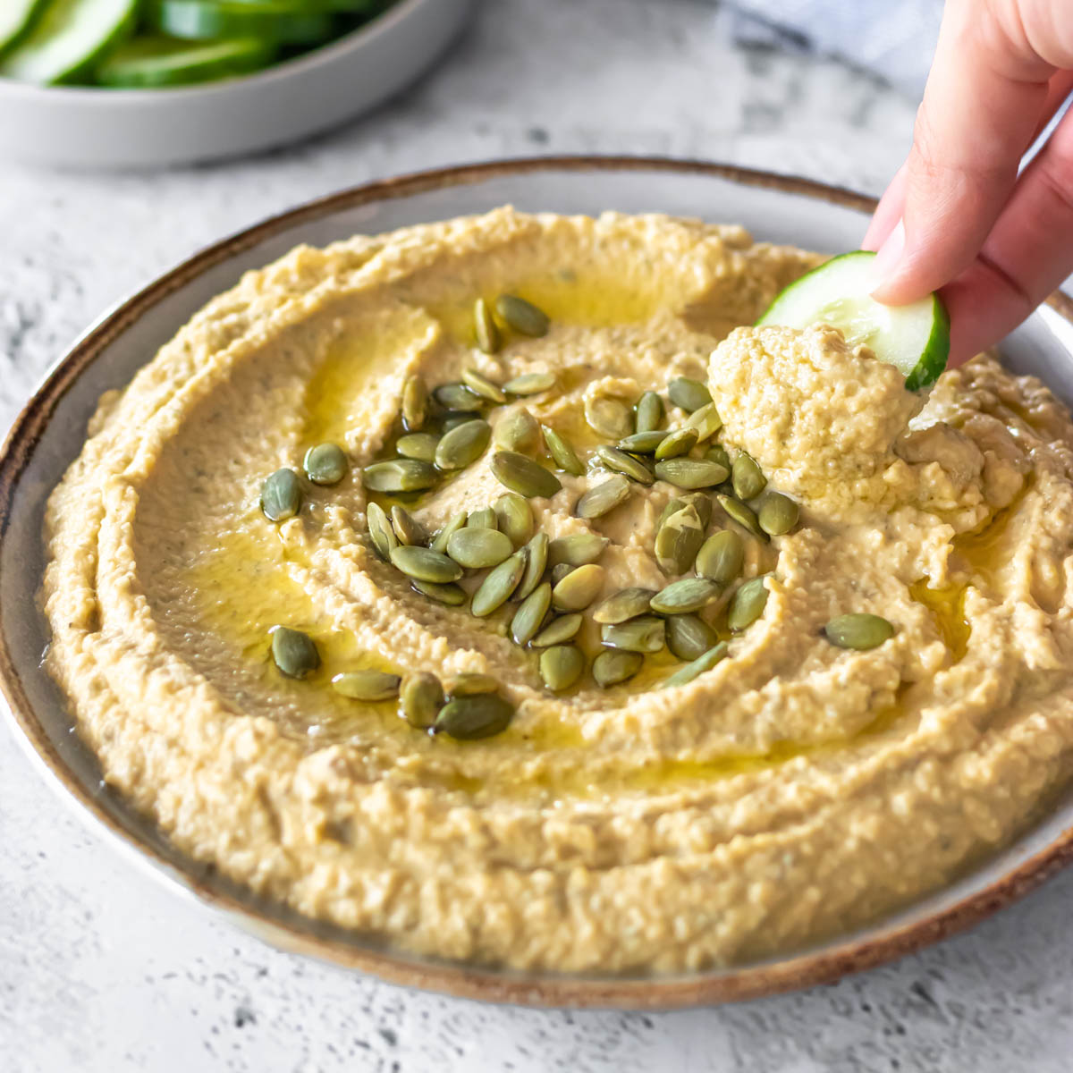 Homus de Abóbora com Sálvia