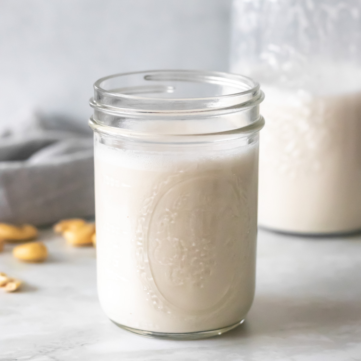 Leite de Castanha-de-Caju Caseiro