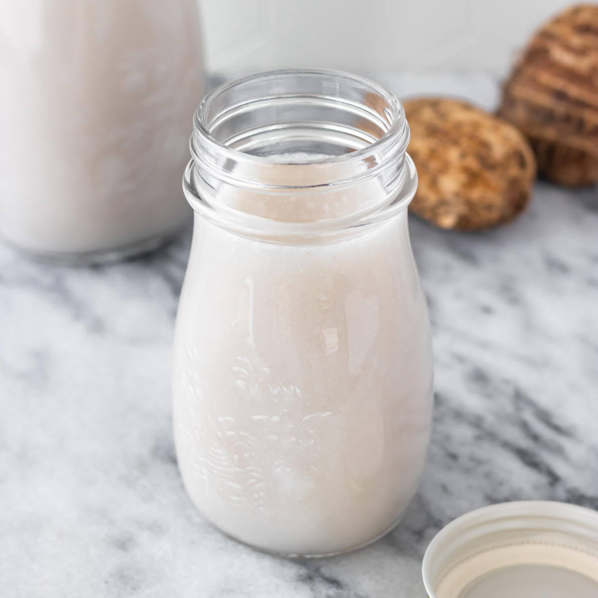 Leite de Inhame Caseiro