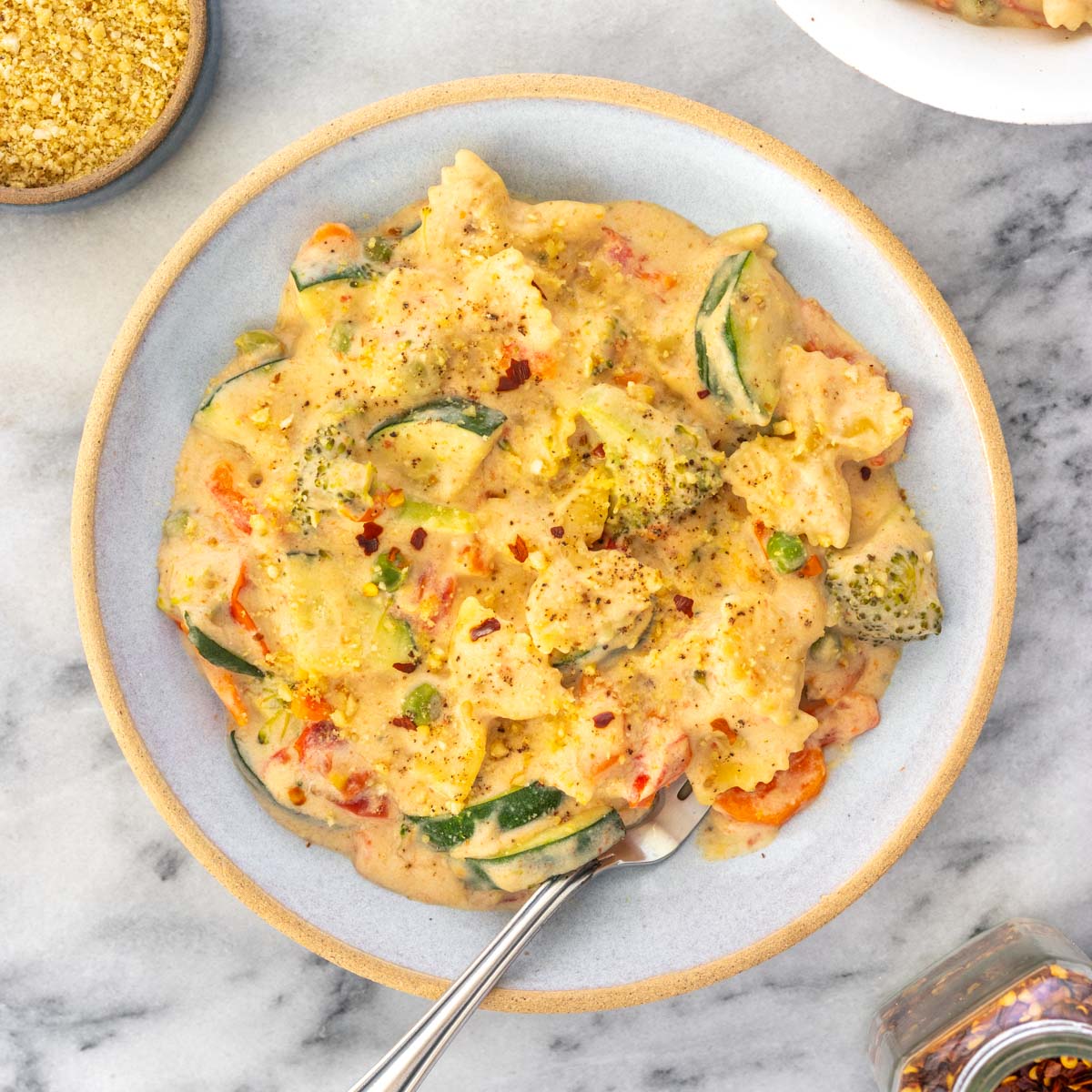 Macarrão Primavera Cremoso