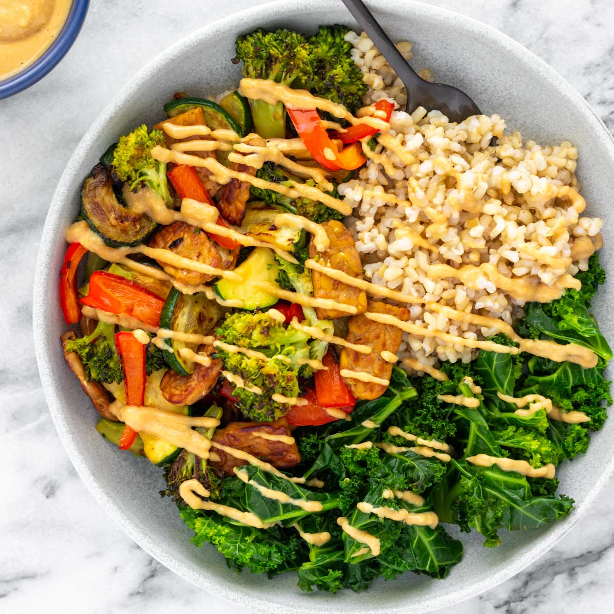 Salteado de Tempê com Vegetais