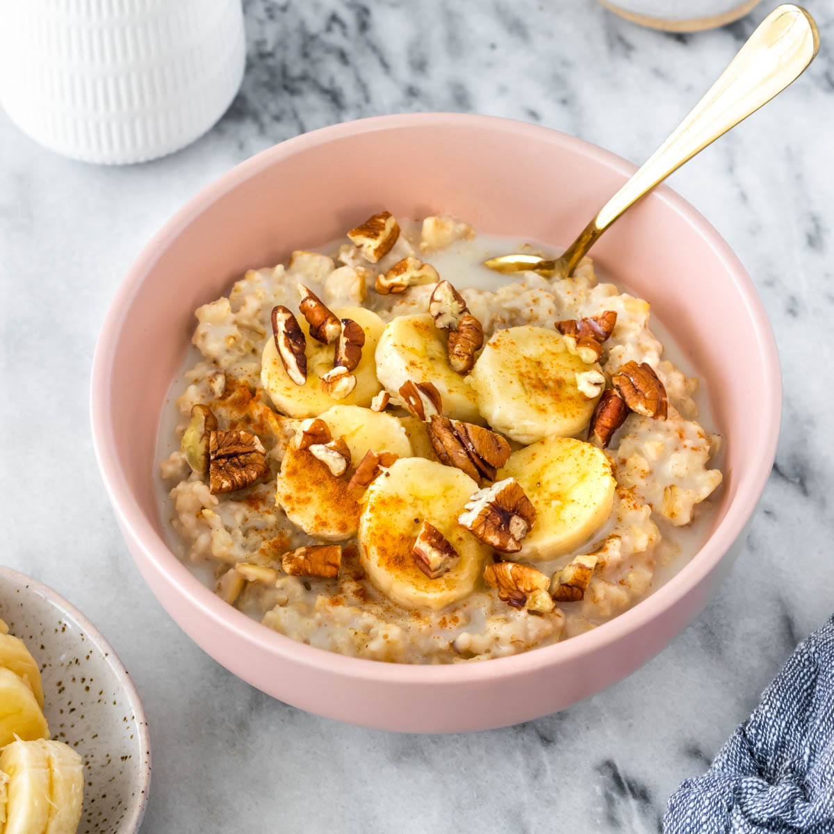 Mingau de Aveia Cozido no Micro-Ondas