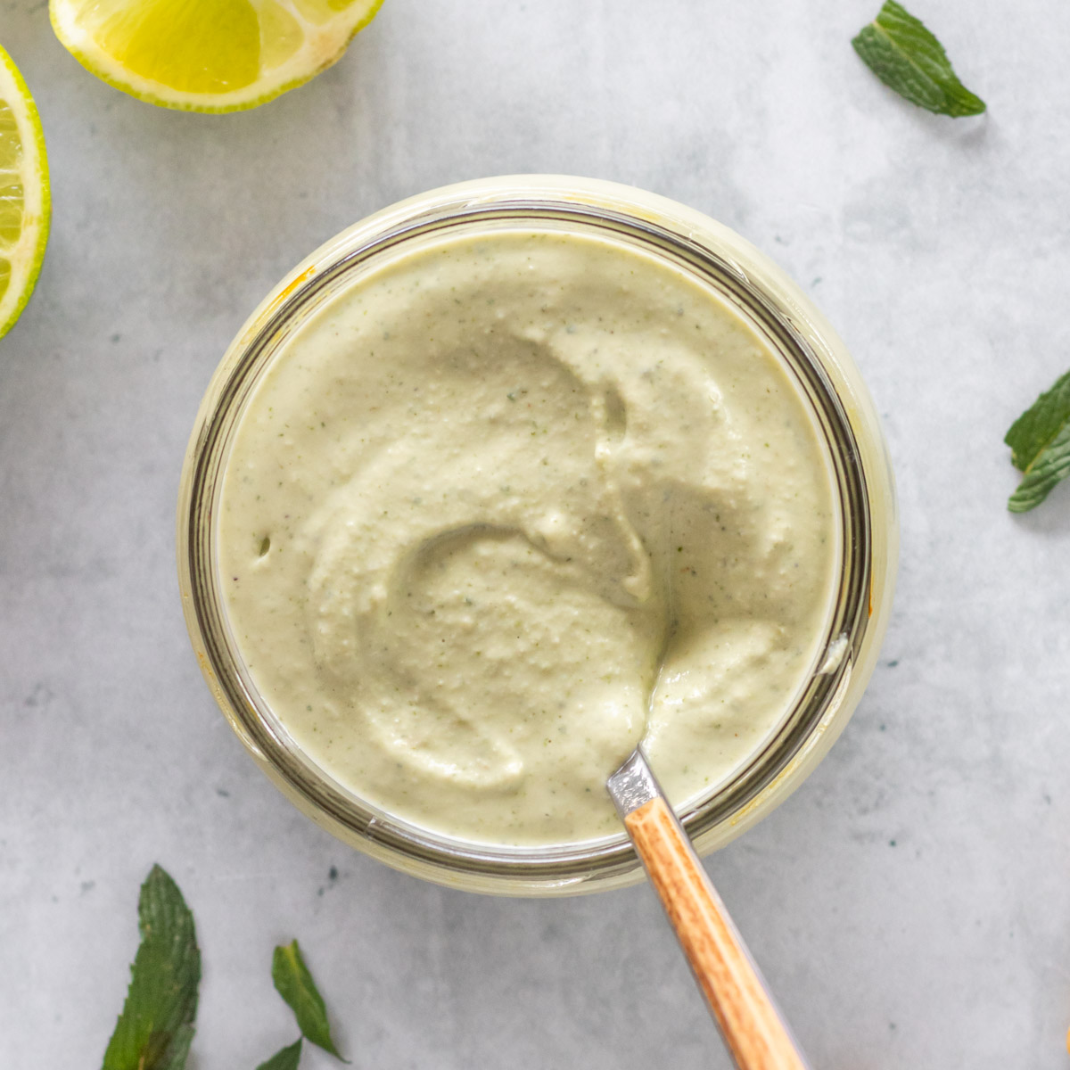 Molho de Castanha com Hortelã