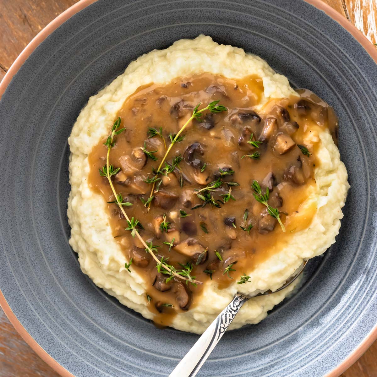 Molho Gravy de Cogumelos