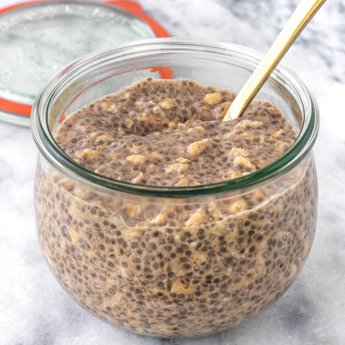 Overnight Oats com Sementes