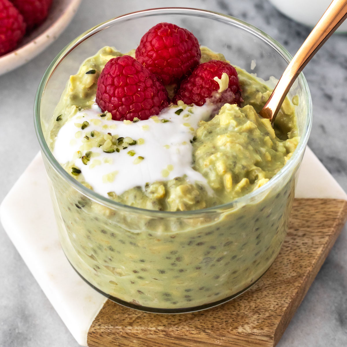 Overnight Oats de Matcha