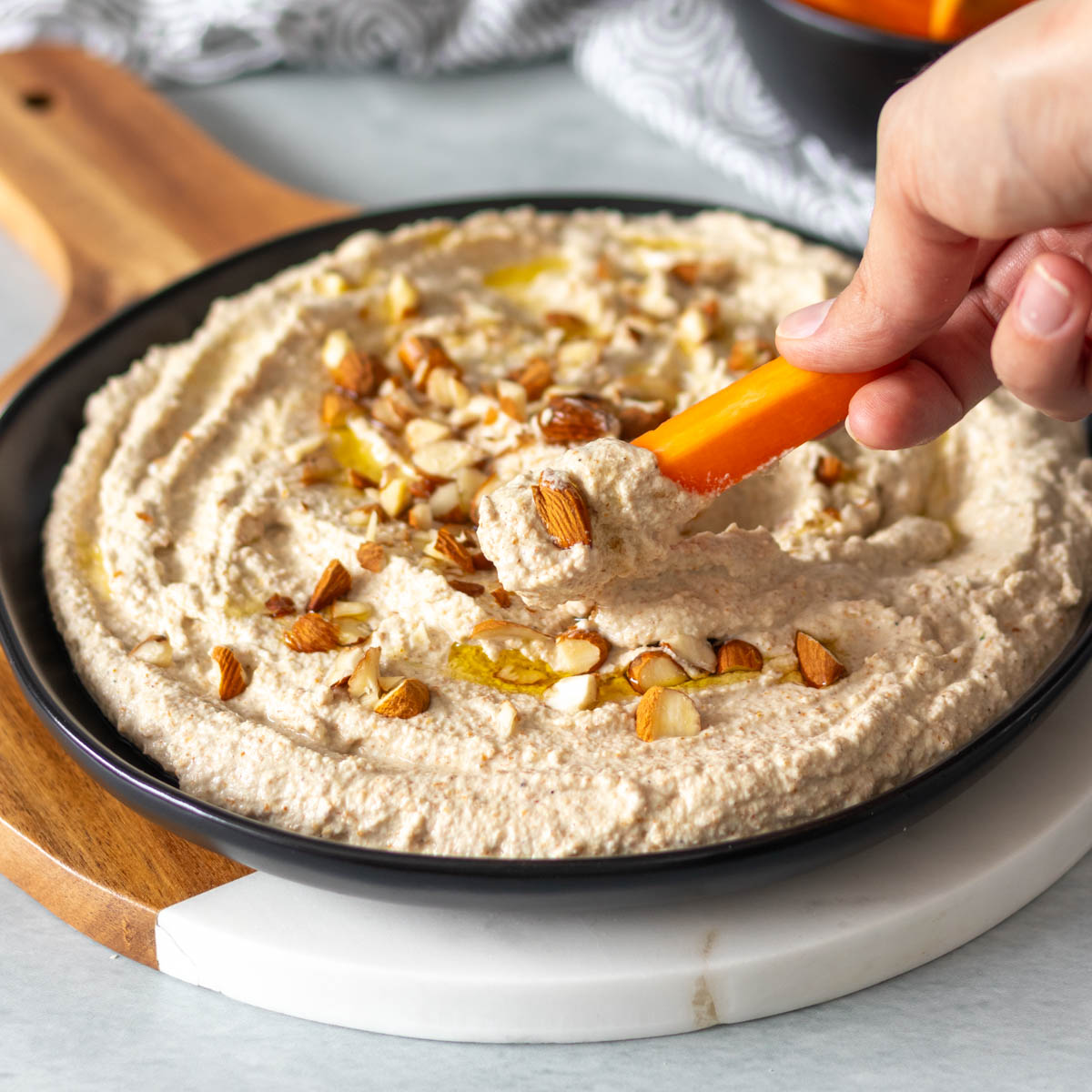 Patê de Amêndoas com Resíduo do Leite Vegetal