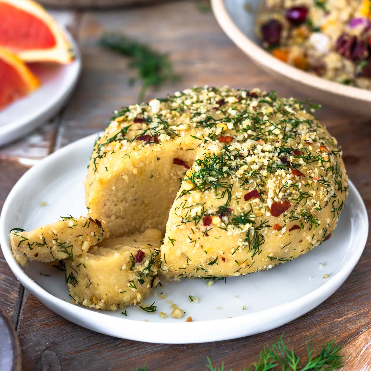 Queijo de Amêndoas e Castanhas