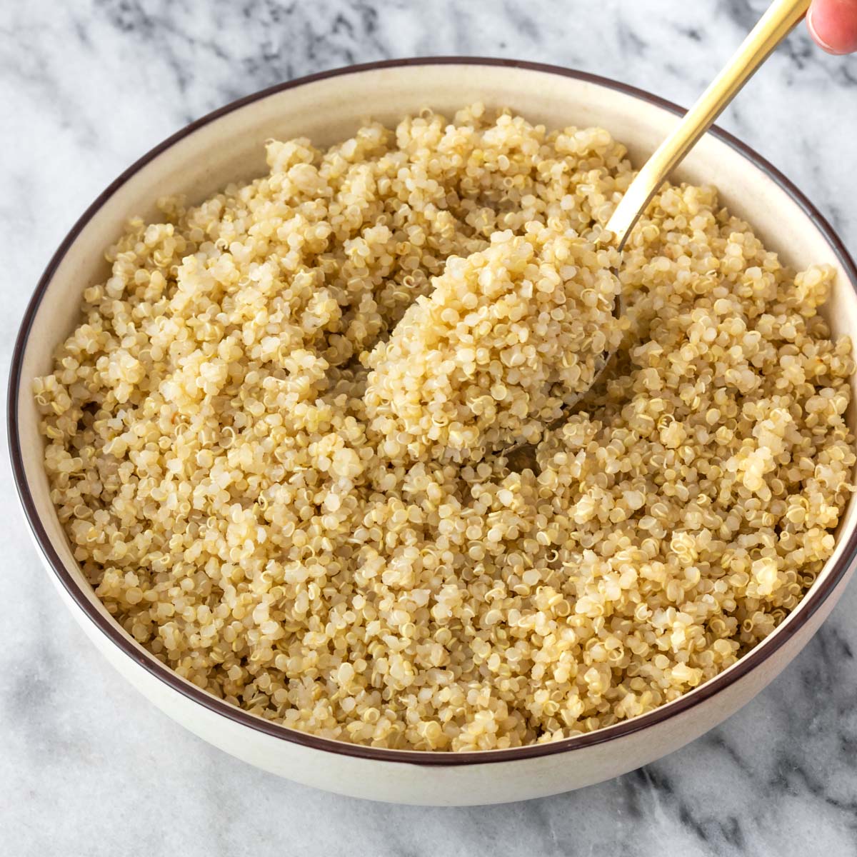 Quinoa Cozida no Micro-Ondas