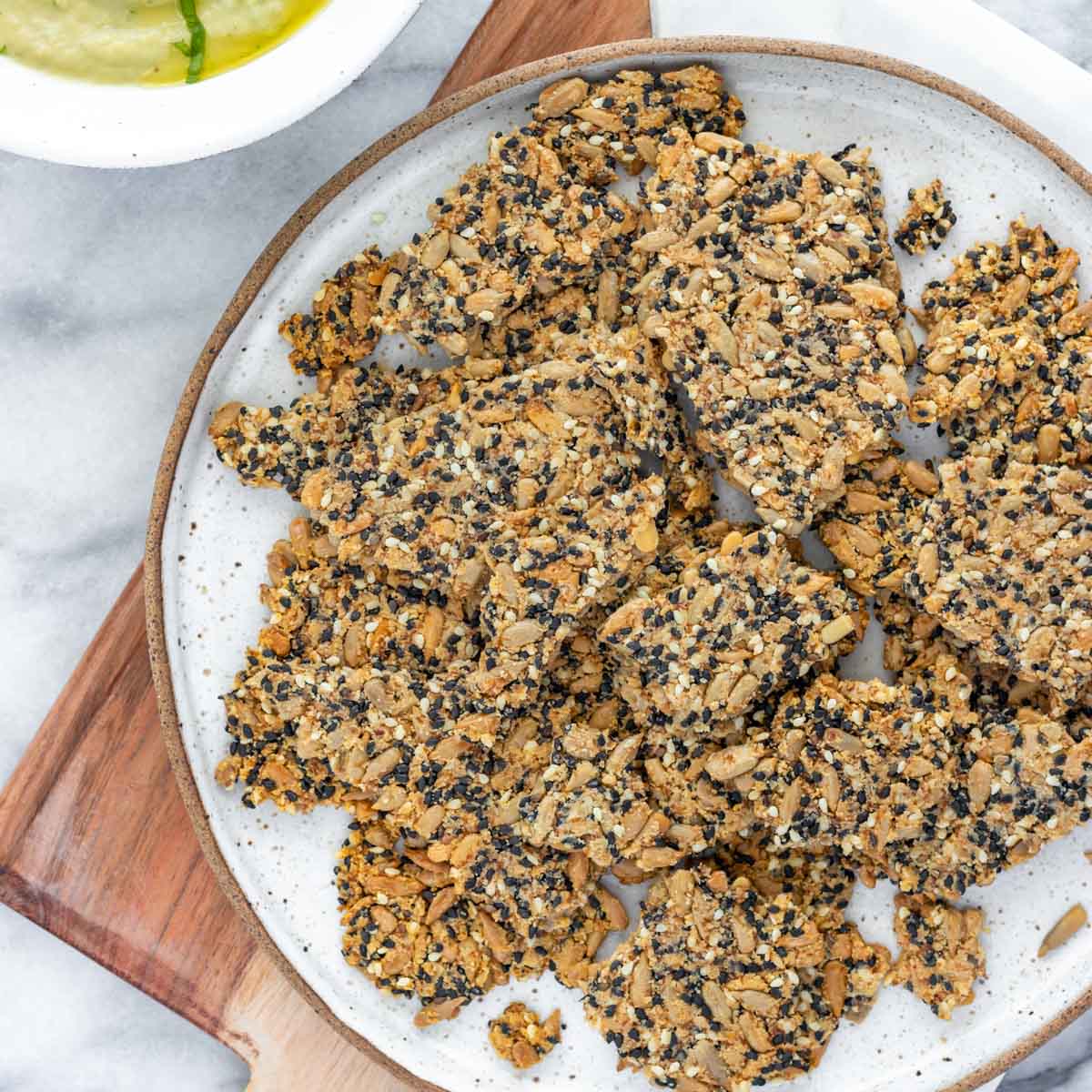 Biscoitos de Sementes com Resíduo de Leite Vegetal