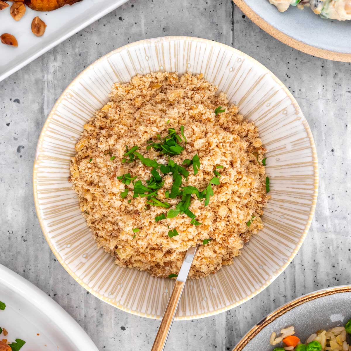 Farofa de Tofu Defumado