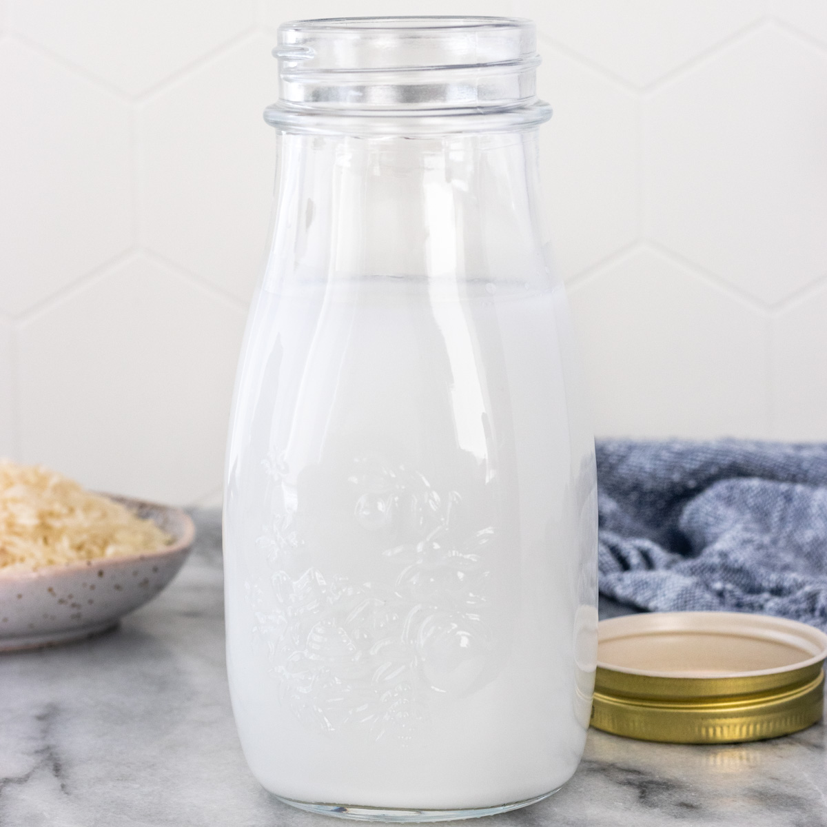 Leite de Arroz Caseiro