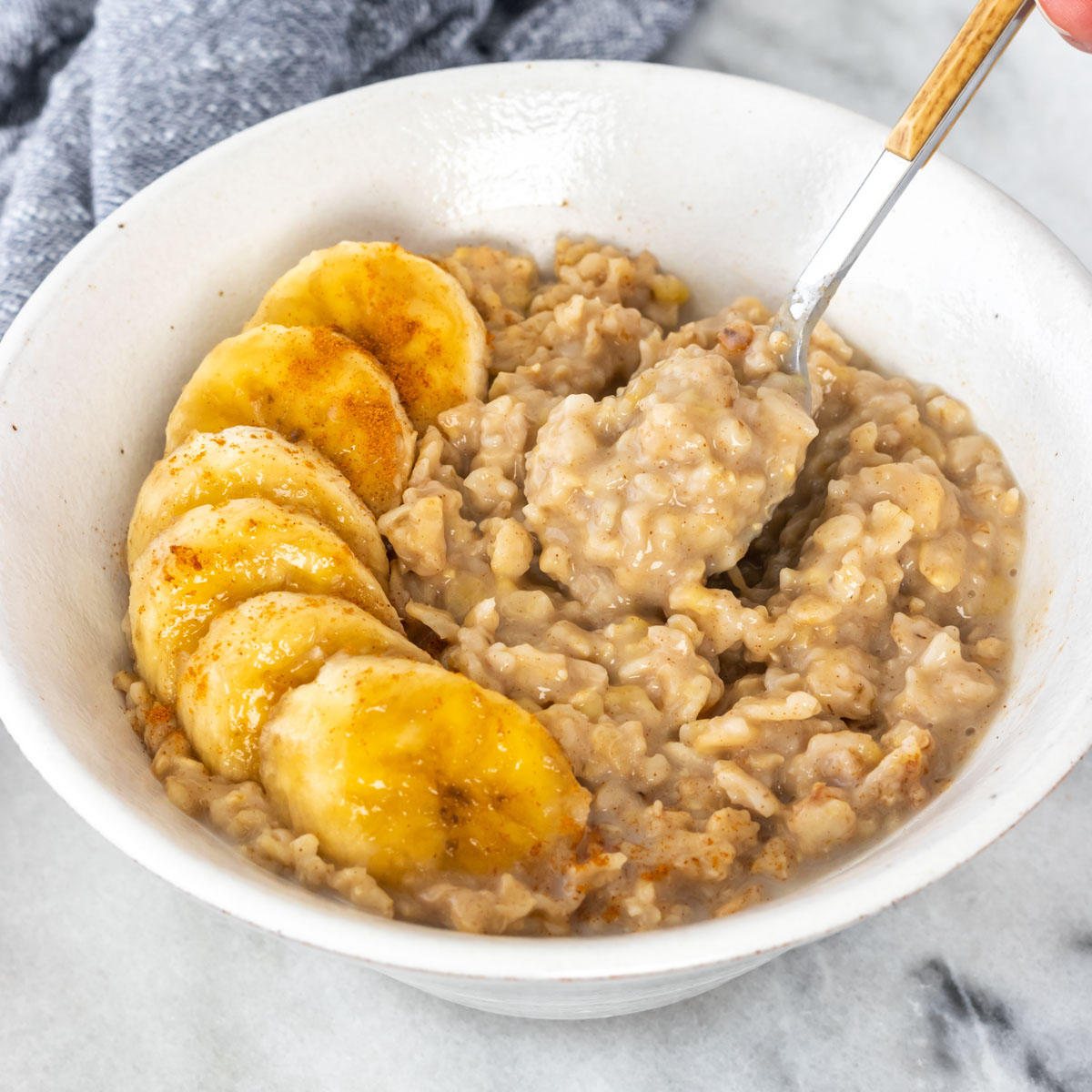 Mingau de Aveia com Banana