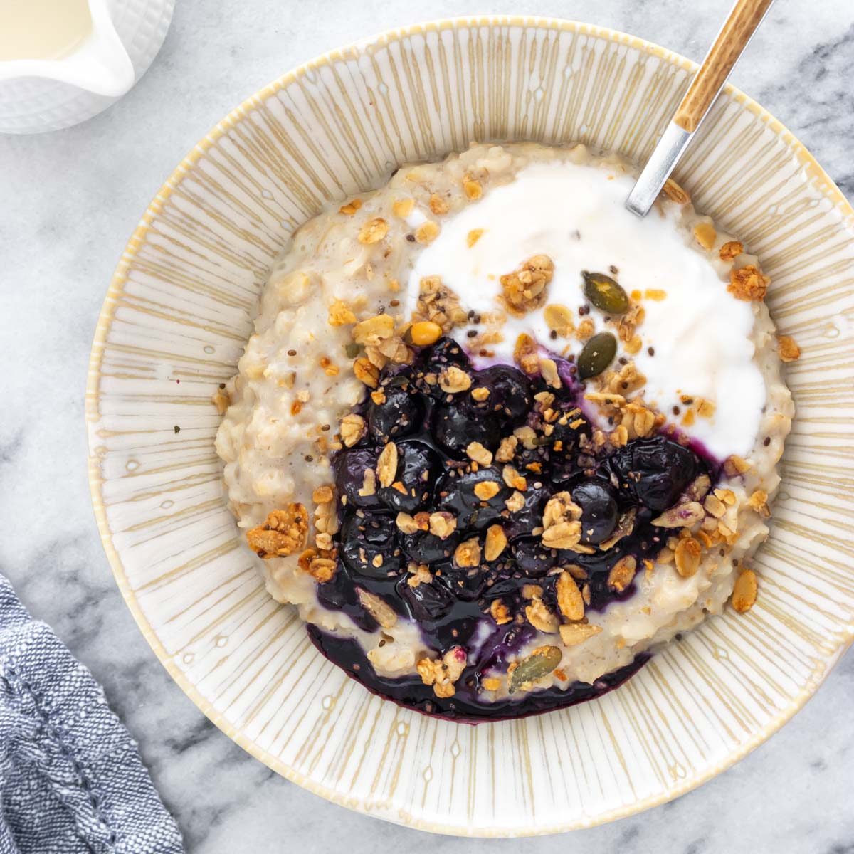 Mingau de Aveia Cozido no Fogão