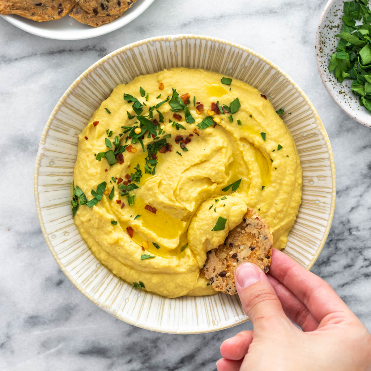 Pasta de Lentilha-Vermelha com Especiarias