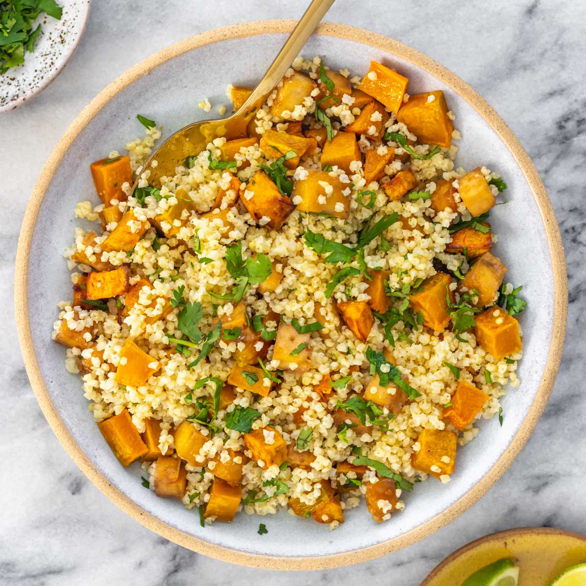 Salada de Painço com Abóbora e Tofu