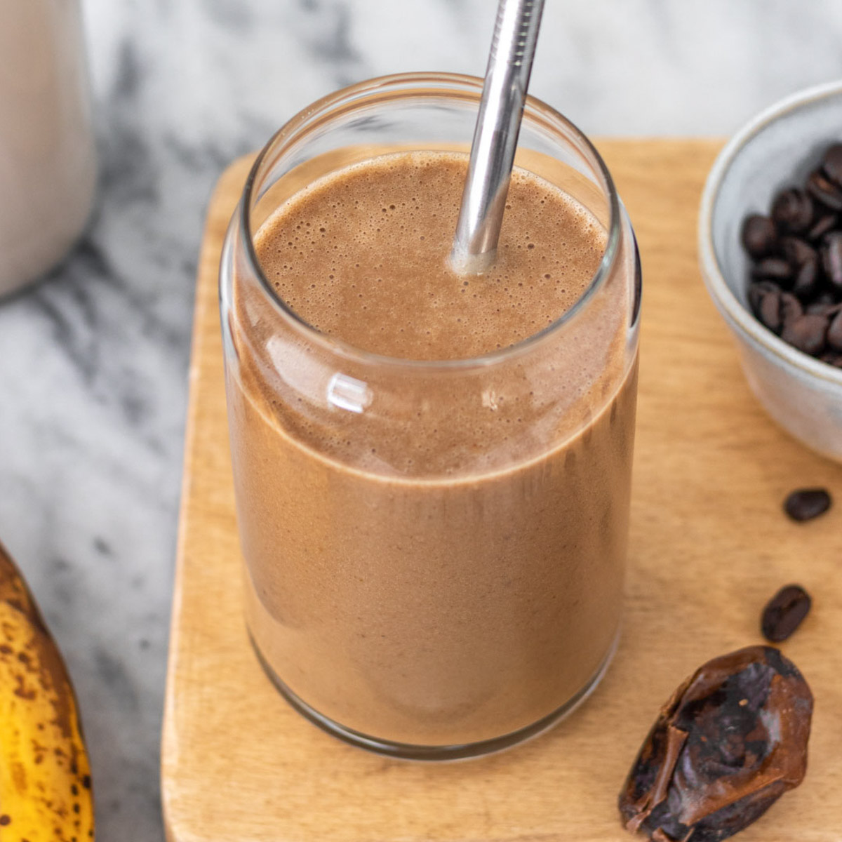 Vitamina de Banana com Café